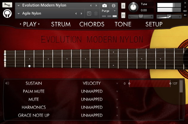 evolution modern nylon guitar